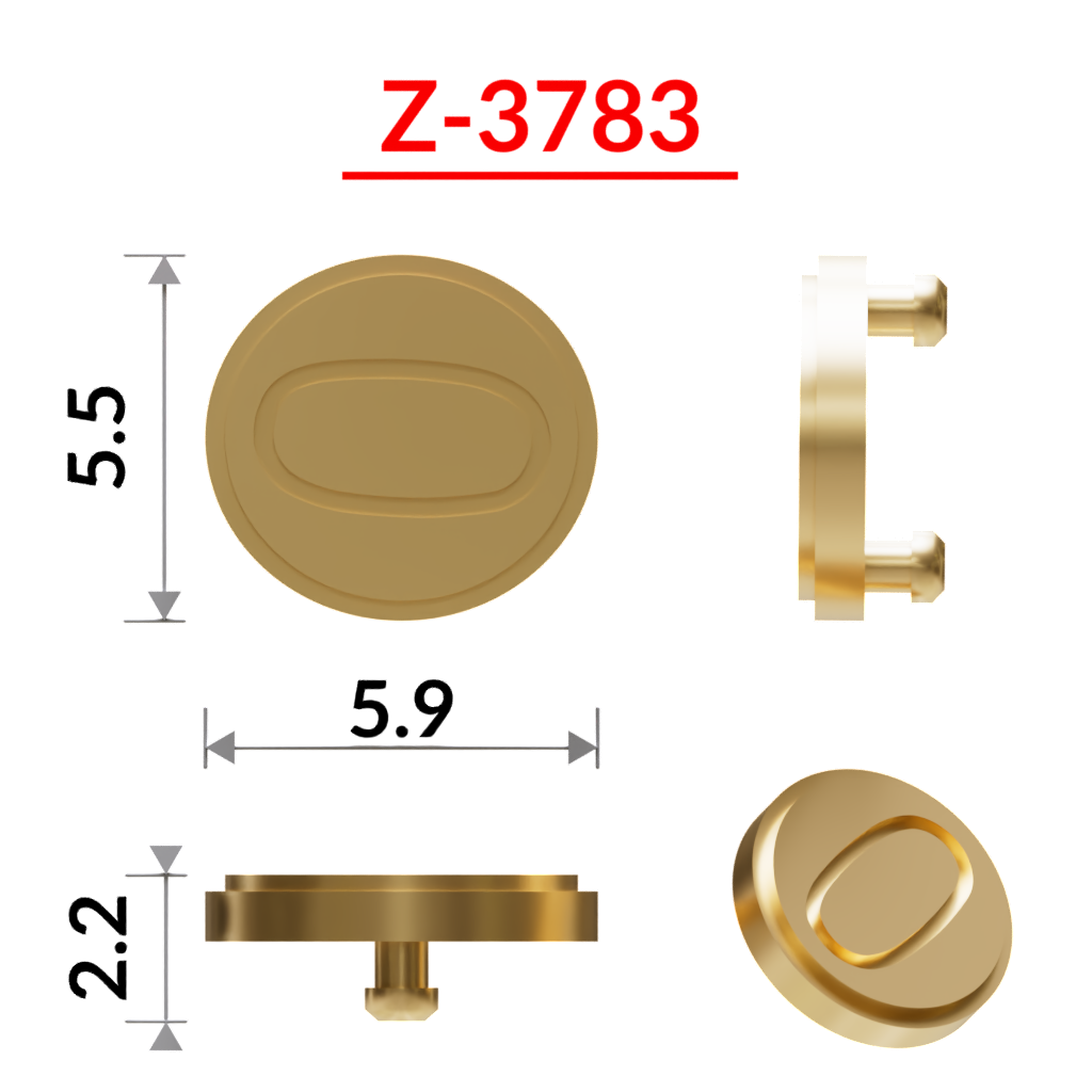 Copper Casting Rivets-Z-3783 - gengyicasting